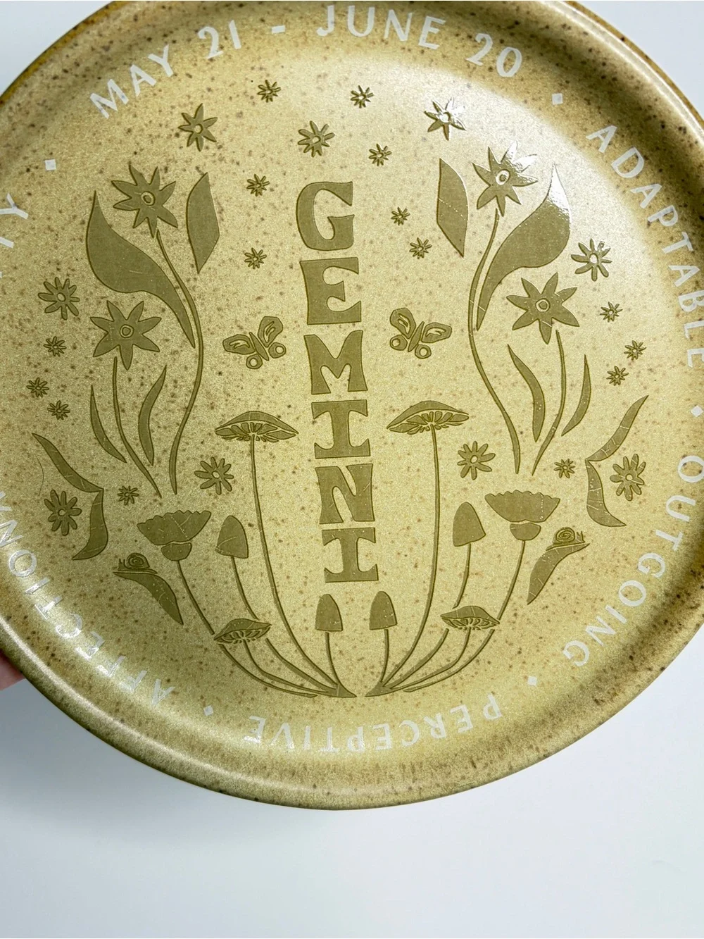 UO Home Horoscope Gemini Decorative Plate